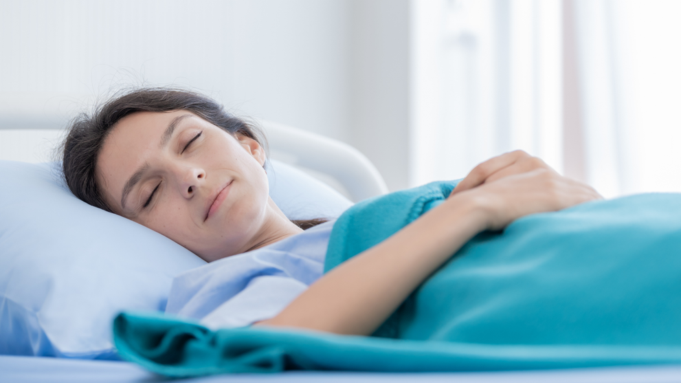 Resting Patient During Post-Surgery Recovery Period
