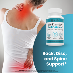 The Everyday Back Vitamin™ | 20-in-1 Formula with patented Curcugen® 39x more Turmeric. | 60 count