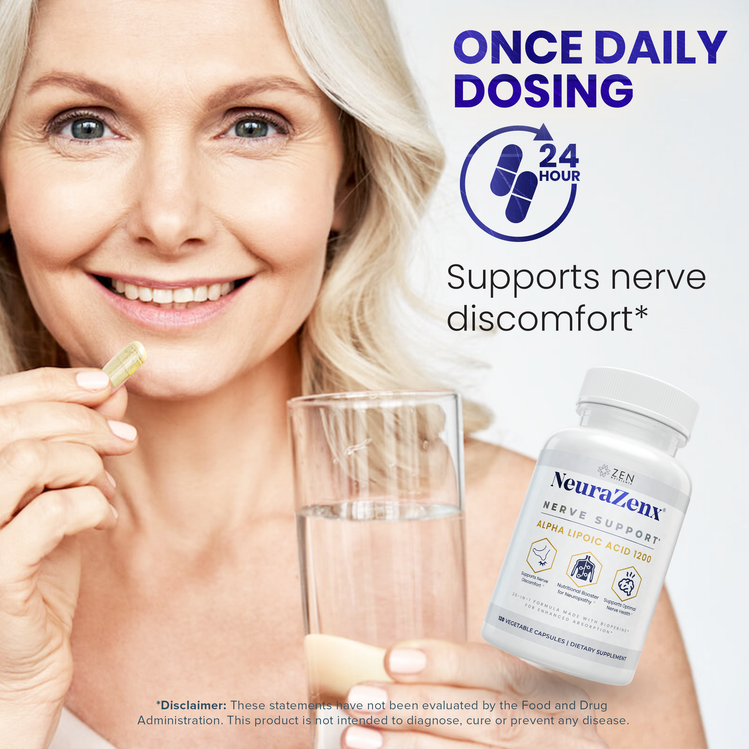 健康・医学 FUSION PROTEIN TECHNOLOGIES FOR BIOPHARM Neurazenx | Nerve Support Supplement | Zen Nutrients