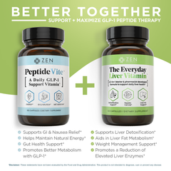 Paquete Mejor Juntos - PeptideVite y La Vitamina Hepática de Uso Diario
